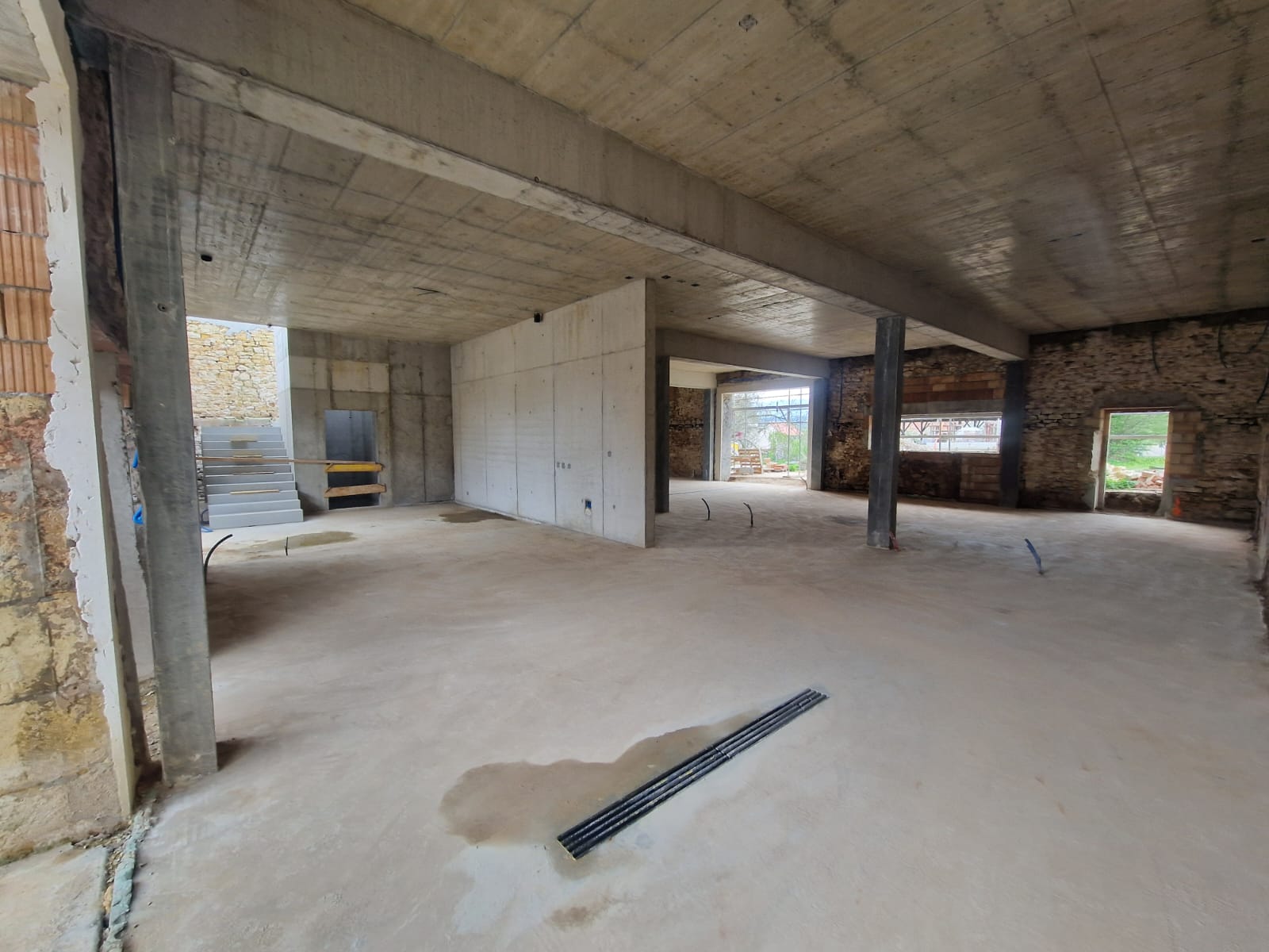 Transformation bâtiment béton